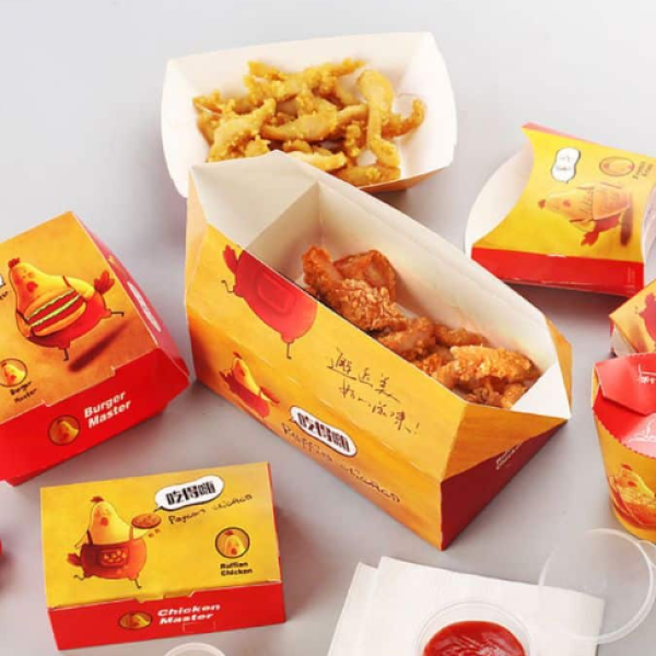 In Hộp Giấy Đựng Hamburger Bằng Kỹ Thuật In Offset - Công Ty Phú Hội